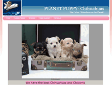 Tablet Screenshot of planetpuppy.com